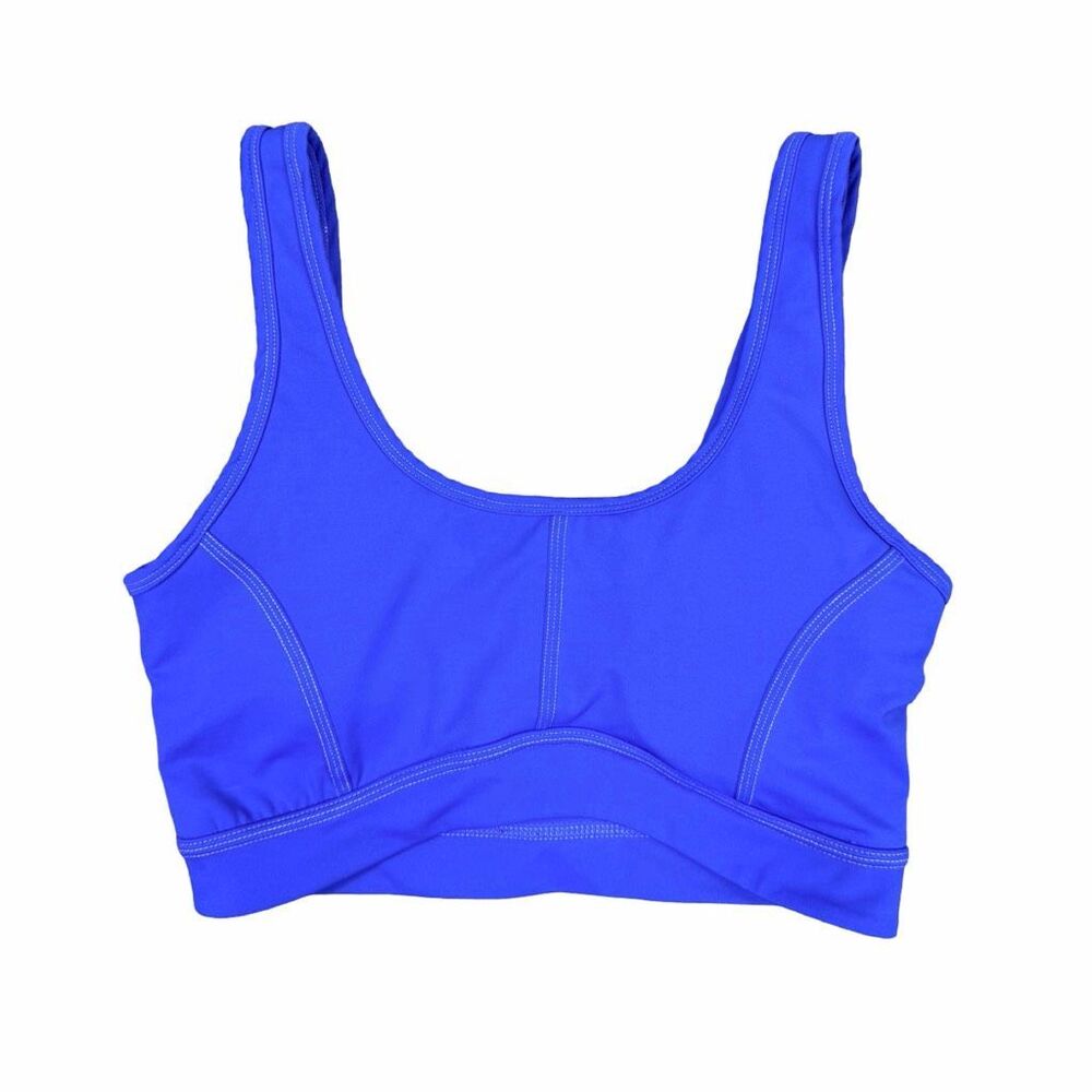 WILO The Label Cobalt Blue Contour Seam Sports Bra - Size Medium